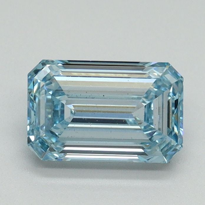 Loose Diamond - EMERALD 1.0ct Fancy Intense Blue VS1: Loose Diamond - EMERALD 1.0ct Fancy Intense Blue VS1 Source: This is a real non-mined Diamond that has been grown in a lab Shape: EMERALD Carats: 1.0 Color: Fancy Intense Blue Certification: IGI Video