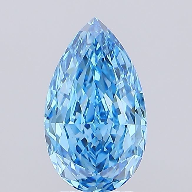 Loose Diamond - OVAL 1.41ct Fancy Vivid Blue VS1: Loose Diamond - OVAL 1.41ct Fancy Vivid Blue VS1 Source: This is a real non-mined Diamond that has been grown in a lab Shape: OVAL Carats: 1.41 Color: Fancy Vivid Blue Certification: IGI Video: