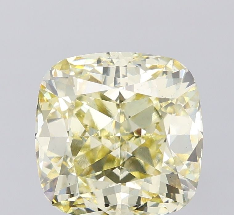 Loose Diamond - CUSHION MODIFIED 4.07ct Fancy Yellow VS2: Loose Diamond - CUSHION MODIFIED 4.07ct Fancy Yellow VS2 Source: This is a real non-mined Diamond that has been grown in a lab Shape: CUSHION MODIFIED Carats: 4.07 Color: Fancy Yellow Certification: I