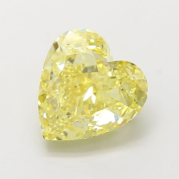Loose Diamond - HEART 2.7ct Fancy Intense Yellow VS2: Loose Diamond - HEART 2.7ct Fancy Intense Yellow VS2 Source: This is a real non-mined Diamond that has been grown in a lab Shape: HEART Carats: 2.7 Color: Fancy Intense Yellow Certification: IGI Video