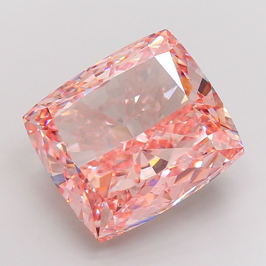 Loose Diamond - CUSHION MODIFIED 30.07ct Fancy Intense Pink VS2: Loose Diamond - CUSHION MODIFIED 30.07ct Fancy Intense Pink VS2 Source: This is a real non-mined Diamond that has been grown in a lab Shape: CUSHION MODIFIED Carats: 30.07 Color: Fancy Intense Pink Ce