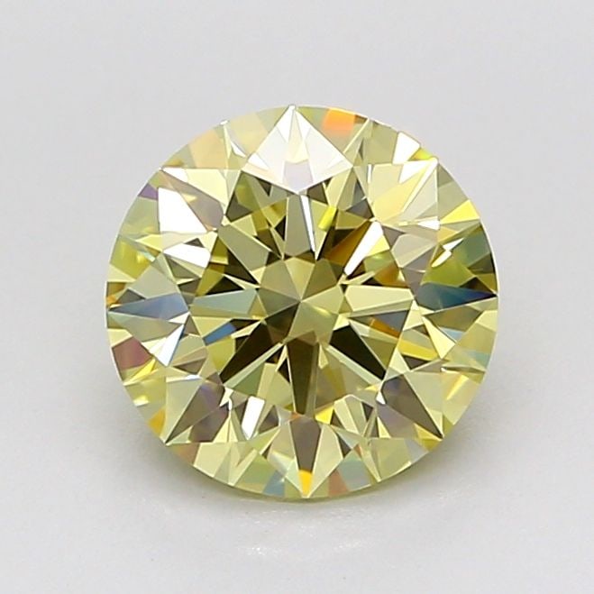 Ideal Loose Diamond - ROUND 1.52ct Fancy Light Yellow VVS2: Ideal Loose Diamond - ROUND 1.52ct Fancy Light Yellow VVS2 Source: This is a real non-mined Diamond that has been grown in a lab Shape: ROUND Carats: 1.52 Color: Fancy Light Yellow Certification: IGI 