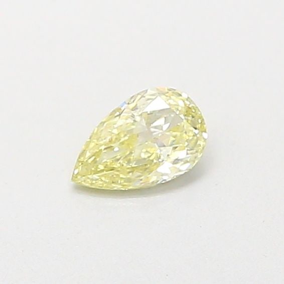 Loose Diamond - PEAR 0.22ct Fancy Light Yellow VVS2: Loose Diamond - PEAR 0.22ct Fancy Light Yellow VVS2 Source: This is a real non-mined Diamond that has been grown in a lab Shape: PEAR Carats: 0.22 Color: Fancy Light Yellow Certification: IGI The Diam