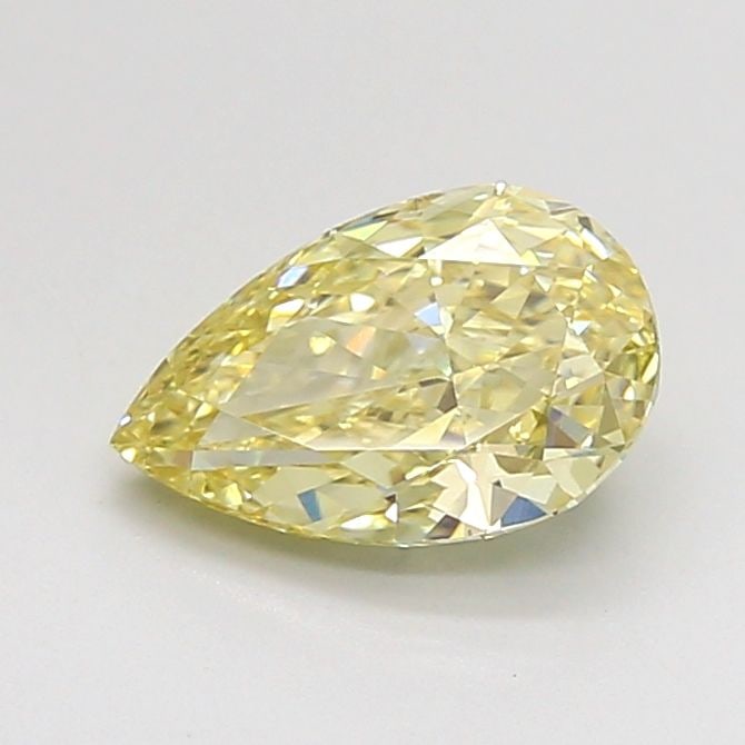 Loose Diamond - PEAR 1.1ct Fancy Yellow VS1: Loose Diamond - PEAR 1.1ct Fancy Yellow VS1 Source: This is a real non-mined Diamond that has been grown in a lab Shape: PEAR Carats: 1.1 Color: Fancy Yellow Certification: IGI Video: