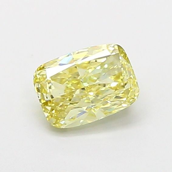 Loose Diamond - CUSHION MODIFIED 1.01ct Fancy Yellow VS1: Loose Diamond - CUSHION MODIFIED 1.01ct Fancy Yellow VS1 Source: This is a real non-mined Diamond that has been grown in a lab Shape: CUSHION MODIFIED Carats: 1.01 Color: Fancy Yellow Certification: I