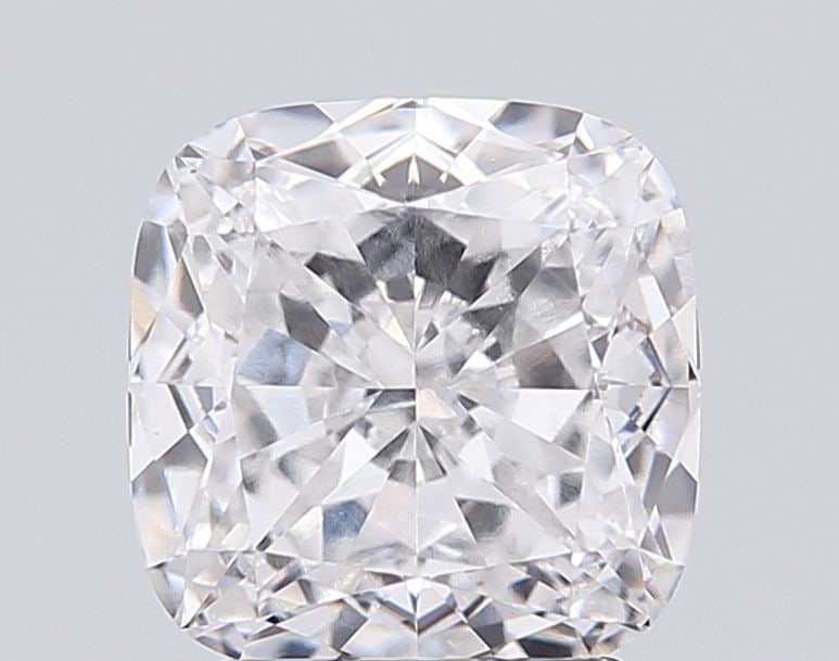 Loose Diamond - CUSHION MODIFIED 3.02ct D VVS2: Loose Diamond - CUSHION MODIFIED 3.02ct D VVS2 Source: This is a real non-mined Diamond that has been grown in a lab Shape: CUSHION MODIFIED Carats: 3.02 Color: D Clarity: VVS2 Certification: IGI Vide