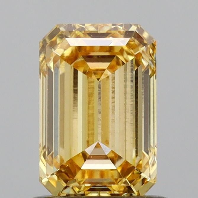 Loose Diamond - EMERALD 1.01ct Fancy Vivid Yellow VS1: Loose Diamond - EMERALD 1.01ct Fancy Vivid Yellow VS1 Source: This is a real non-mined Diamond that has been grown in a lab Shape: EMERALD Carats: 1.01 Color: Fancy Vivid Yellow Certification: NONE Vi