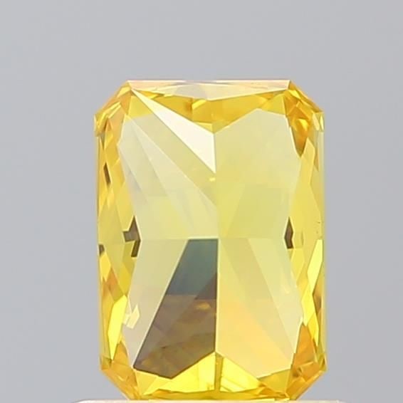 Loose Diamond - RADIANT 0.7ct Fancy Vivid Yellow VVS2: Loose Diamond - RADIANT 0.7ct Fancy Vivid Yellow VVS2 Source: This is a real non-mined Diamond that has been grown in a lab Shape: RADIANT Carats: 0.7 Color: Fancy Vivid Yellow Certification: IGI Vide