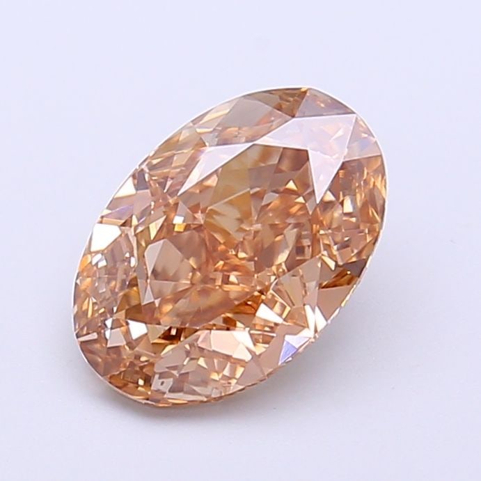 Loose Diamond - OVAL 1.8ct Fancy Light Brown VS1: Loose Diamond - OVAL 1.8ct Fancy Light Brown VS1 Source: This is a real non-mined Diamond that has been grown in a lab Shape: OVAL Carats: 1.8 Color: Fancy Light Brown Certification: IGI Video: