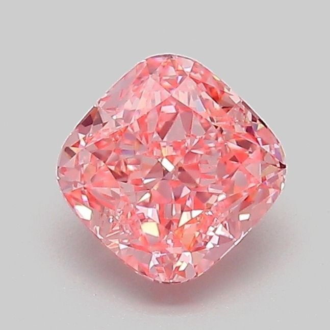 Loose Diamond - CUSHION MODIFIED 1.07ct Fancy Vivid Pink VVS2: Loose Diamond - CUSHION MODIFIED 1.07ct Fancy Vivid Pink VVS2 Source: This is a real non-mined Diamond that has been grown in a lab Shape: CUSHION MODIFIED Carats: 1.07 Color: Fancy Vivid Pink Certifi