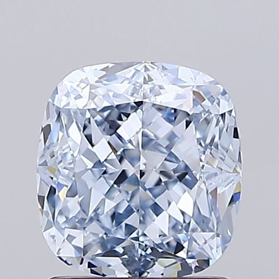Loose Diamond - CUSHION MODIFIED 1.5ct Fancy Light Blue VVS2: Loose Diamond - CUSHION MODIFIED 1.5ct Fancy Light Blue VVS2 Source: This is a real non-mined Diamond that has been grown in a lab Shape: CUSHION MODIFIED Carats: 1.5 Color: Fancy Light Blue Certifica
