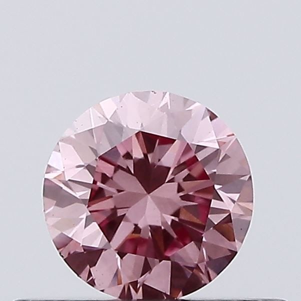 Loose Diamond - ROUND 0.34ct Fancy Vivid Pink VVS2: Loose Diamond - ROUND 0.34ct Fancy Vivid Pink VVS2 Source: This is a real non-mined Diamond that has been grown in a lab Shape: ROUND Carats: 0.34 Color: Fancy Vivid Pink Certification: NONE Video: