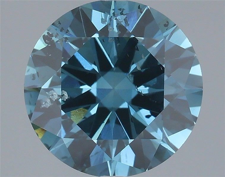 Loose Diamond - ROUND 3.02ct Fancy Vivid Blue SI2: Loose Diamond - ROUND 3.02ct Fancy Vivid Blue SI2 Source: This is a real non-mined Diamond that has been grown in a lab Shape: ROUND Carats: 3.02 Color: Fancy Vivid Blue Certification: IGI Video: