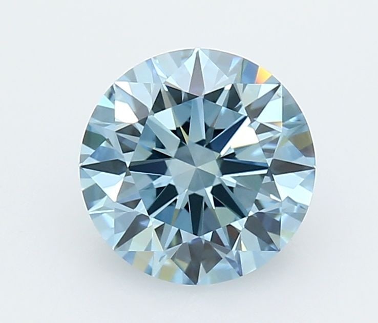 Ideal Loose Diamond - ROUND 1.79ct Fancy Vivid Blue VVS2: Ideal Loose Diamond - ROUND 1.79ct Fancy Vivid Blue VVS2 Source: This is a real non-mined Diamond that has been grown in a lab Shape: ROUND Carats: 1.79 Color: Fancy Vivid Blue Certification: IGI Vide