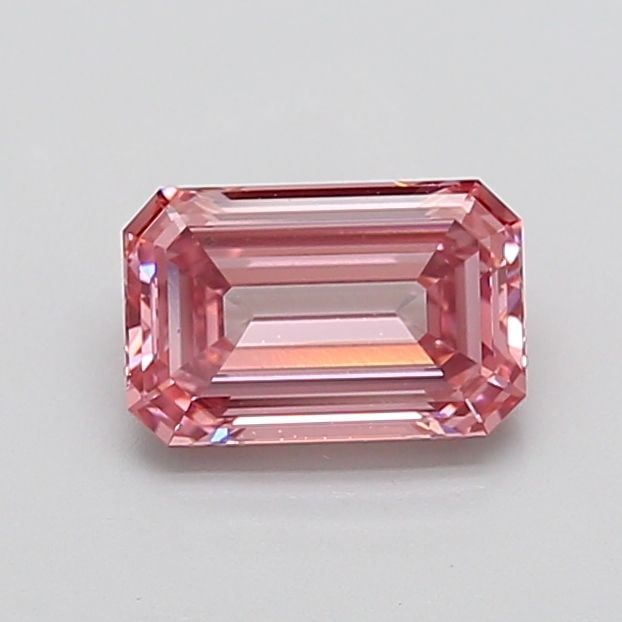 Loose Diamond - EMERALD 1.65ct Fancy Vivid Pink VVS2: Loose Diamond - EMERALD 1.65ct Fancy Vivid Pink VVS2 Source: This is a real non-mined Diamond that has been grown in a lab Shape: EMERALD Carats: 1.65 Color: Fancy Vivid Pink Certification: IGI The Di