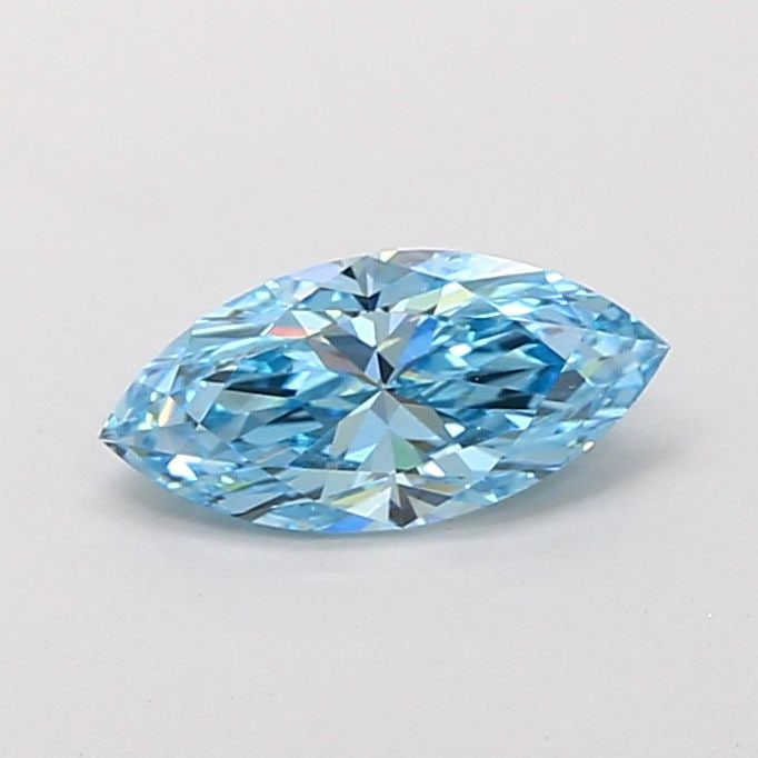 Loose Diamond - MARQUISE 1.02ct Fancy Vivid Blue VS1: Loose Diamond - MARQUISE 1.02ct Fancy Vivid Blue VS1 Source: This is a real non-mined Diamond that has been grown in a lab Shape: MARQUISE Carats: 1.02 Color: Fancy Vivid Blue Certification: IGI Video