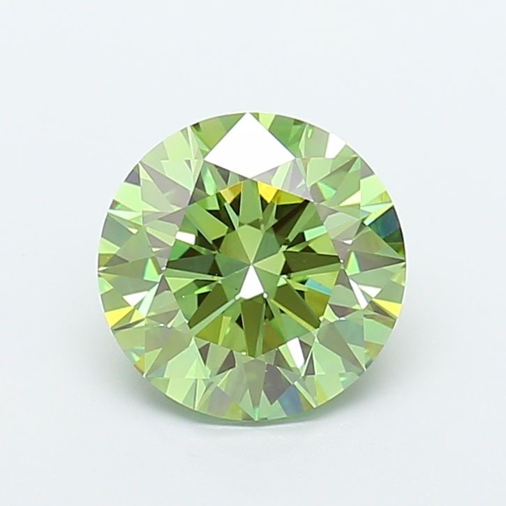 Ideal Loose Diamond - ROUND 3.09ct Fancy Vivid Green VS1: Ideal Loose Diamond - ROUND 3.09ct Fancy Vivid Green VS1 Source: This is a real non-mined Diamond that has been grown in a lab Shape: ROUND Carats: 3.09 Color: Fancy Vivid Green Certification: IGI Vid