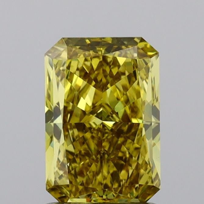 Loose Diamond - RADIANT 1.23ct Fancy Vivid Yellow VS1: Loose Diamond - RADIANT 1.23ct Fancy Vivid Yellow VS1 Source: This is a real non-mined Diamond that has been grown in a lab Shape: RADIANT Carats: 1.23 Color: Fancy Vivid Yellow Certification: IGI Vid