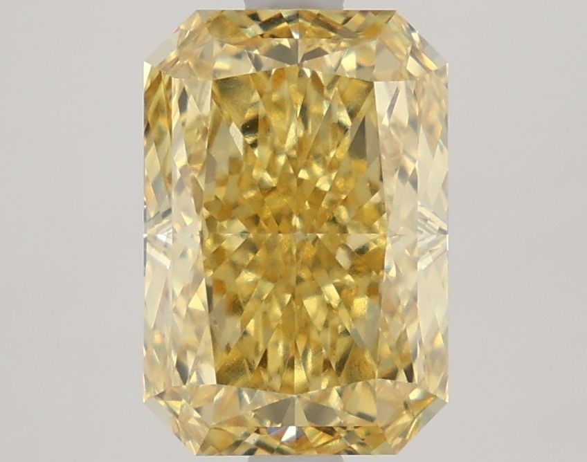 Loose Diamond - RADIANT 3.04ct Fancy Intense Yellow VS1: Loose Diamond - RADIANT 3.04ct Fancy Intense Yellow VS1 Source: This is a real non-mined Diamond that has been grown in a lab Shape: RADIANT Carats: 3.04 Color: Fancy Intense Yellow Certification: IGI