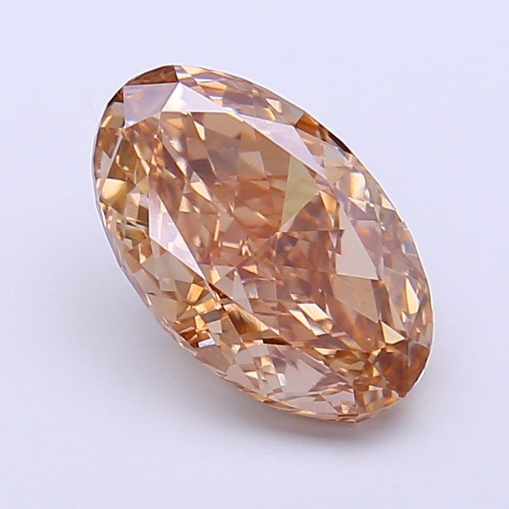 Loose Diamond - OVAL 2.43ct Fancy Light Brown VS1: Loose Diamond - OVAL 2.43ct Fancy Light Brown VS1 Source: This is a real non-mined Diamond that has been grown in a lab Shape: OVAL Carats: 2.43 Color: Fancy Light Brown Certification: IGI Video: