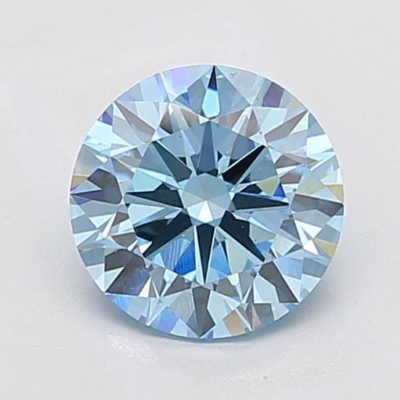 Loose Diamond - ROUND 2.02ct Fancy Vivid Blue VS1: Loose Diamond - ROUND 2.02ct Fancy Vivid Blue VS1 Source: This is a real non-mined Diamond that has been grown in a lab Shape: ROUND Carats: 2.02 Color: Fancy Vivid Blue Certification: IGI Video: