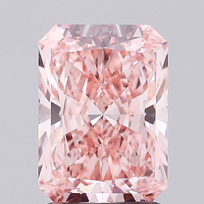 Loose Diamond - RADIANT 1.69ct Fancy Vivid Pink VVS2: Loose Diamond - RADIANT 1.69ct Fancy Vivid Pink VVS2 Source: This is a real non-mined Diamond that has been grown in a lab Shape: RADIANT Carats: 1.69 Color: Fancy Vivid Pink Certification: IGI