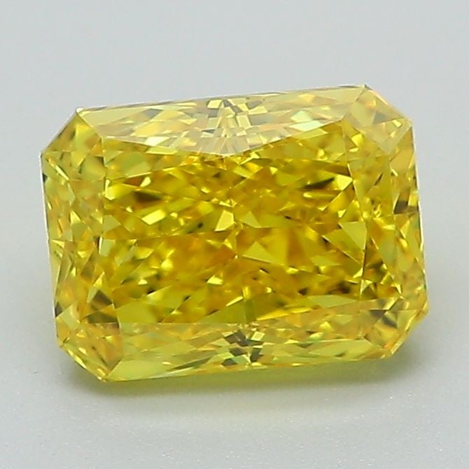 Loose Diamond - RADIANT 1.64ct Fancy Vivid Yellow VVS1: Loose Diamond - RADIANT 1.64ct Fancy Vivid Yellow VVS1 Source: This is a real non-mined Diamond that has been grown in a lab Shape: RADIANT Carats: 1.64 Color: Fancy Vivid Yellow Certification: IGI