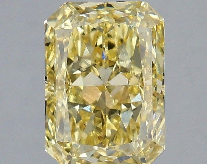 Loose Diamond - RADIANT 2.08ct Fancy Intense Yellow VS1: Loose Diamond - RADIANT 2.08ct Fancy Intense Yellow VS1 Source: This is a real non-mined Diamond that has been grown in a lab Shape: RADIANT Carats: 2.08 Color: Fancy Intense Yellow Certification: IGI