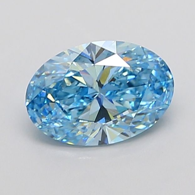 Loose Diamond - OVAL 2.15ct Fancy Vivid Blue VS1: Loose Diamond - OVAL 2.15ct Fancy Vivid Blue VS1 Source: This is a real non-mined Diamond that has been grown in a lab Shape: OVAL Carats: 2.15 Color: Fancy Vivid Blue Certification: IGI The Diamond D
