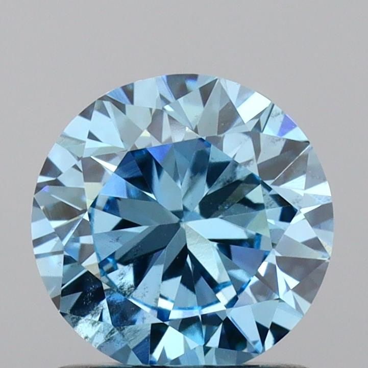 Loose Diamond - ROUND 0.99ct Fancy Vivid Blue SI1: Loose Diamond - ROUND 0.99ct Fancy Vivid Blue SI1 Source: This is a real non-mined Diamond that has been grown in a lab Shape: ROUND Carats: 0.99 Color: Fancy Vivid Blue Certification: IGI Video: