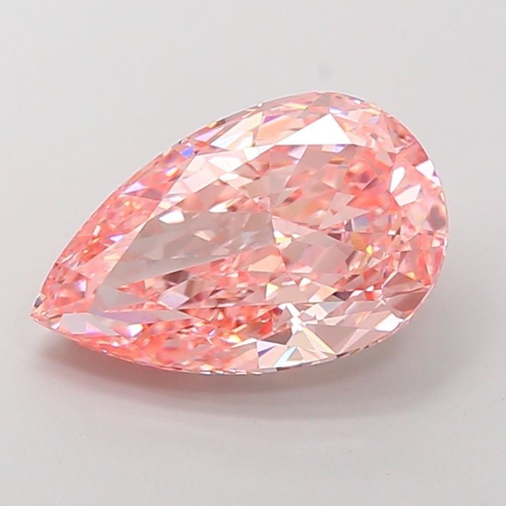Loose Diamond - PEAR 6.03ct Fancy Vivid Pink VS1: Loose Diamond - PEAR 6.03ct Fancy Vivid Pink VS1 Source: This is a real non-mined Diamond that has been grown in a lab Shape: PEAR Carats: 6.03 Color: Fancy Vivid Pink Certification: IGI Video: Video