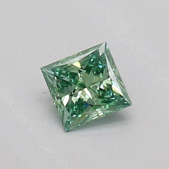 Loose Diamond - PRINCESS 0.14ct Fancy Vivid Green VS1: Loose Diamond - PRINCESS 0.14ct Fancy Vivid Green VS1 Source: This is a real non-mined Diamond that has been grown in a lab Shape: PRINCESS Carats: 0.14 Color: Fancy Vivid Green Certification: IGI