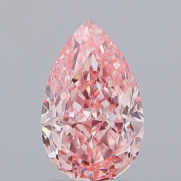 Loose Diamond - PEAR 2.01ct Fancy Vivid Pink VS1: Loose Diamond - PEAR 2.01ct Fancy Vivid Pink VS1 Source: This is a real non-mined Diamond that has been grown in a lab Shape: PEAR Carats: 2.01 Color: Fancy Vivid Pink Certification: IGI Video: Video