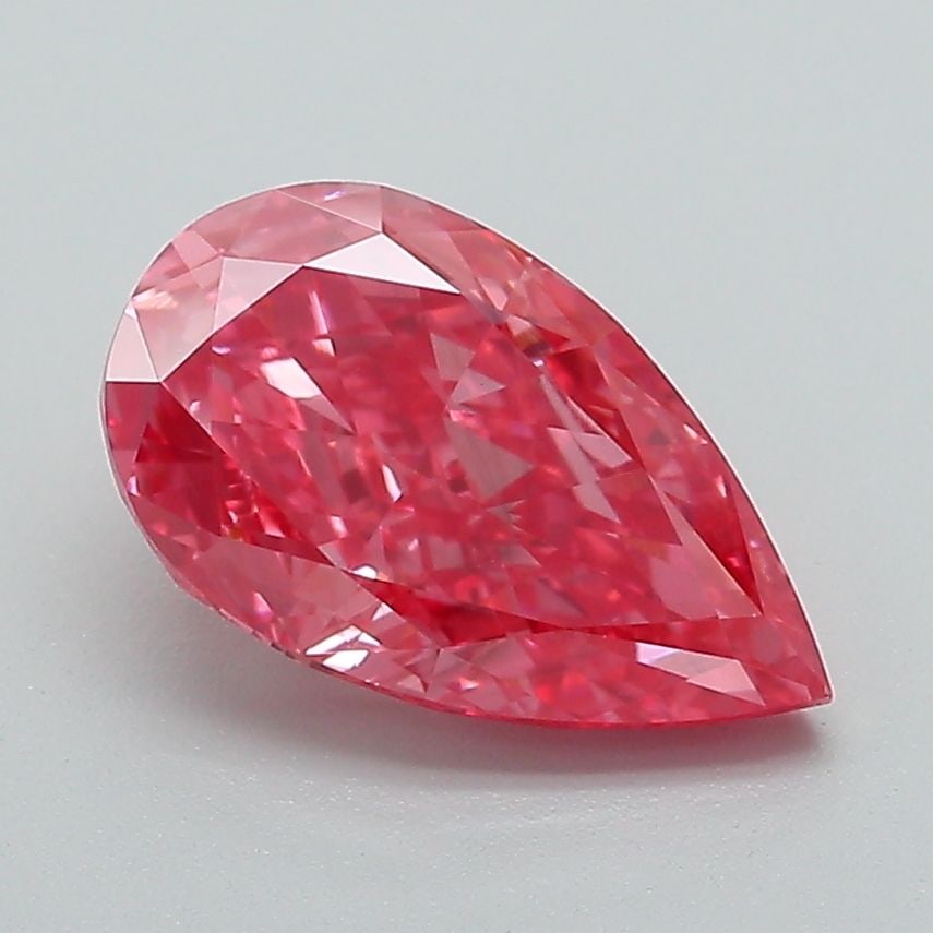 Loose Diamond - PEAR 1.81ct Fancy Vivid Pink VS1: Loose Diamond - PEAR 1.81ct Fancy Vivid Pink VS1 Source: This is a real non-mined Diamond that has been grown in a lab Shape: PEAR Carats: 1.81 Color: Fancy Vivid Pink Certification: IGI Video: