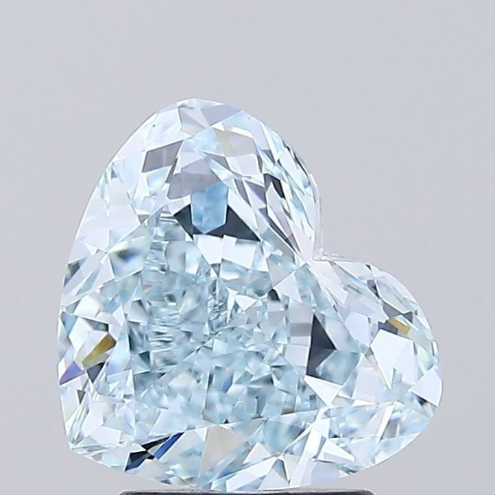 Loose Diamond - HEART 3.05ct Fancy Blue VS1: Loose Diamond - HEART 3.05ct Fancy Blue VS1 Source: This is a real non-mined Diamond that has been grown in a lab Shape: HEART Carats: 3.05 Color: Fancy Blue Certification: IGI Video: