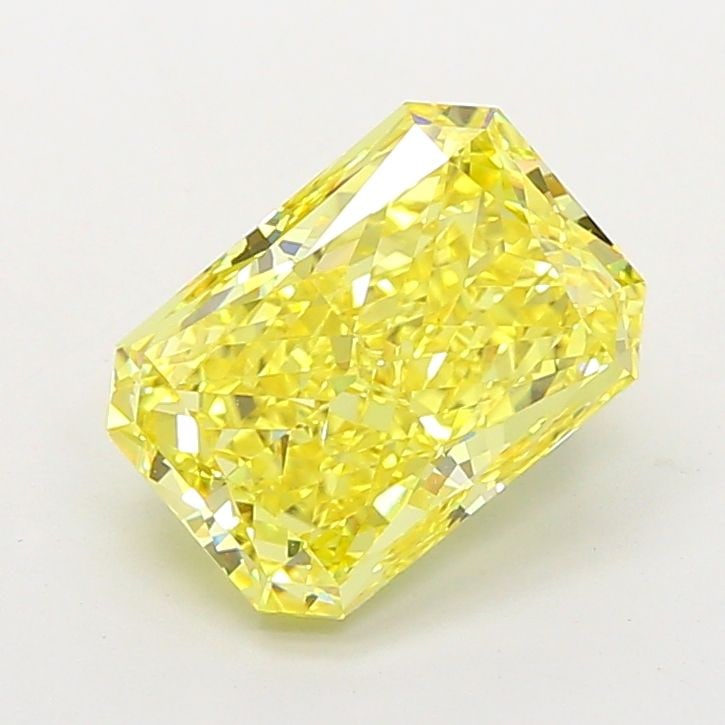 Loose Diamond - RADIANT 4.53ct Fancy Vivid Yellow VS1: Loose Diamond - RADIANT 4.53ct Fancy Vivid Yellow VS1 Source: This is a real non-mined Diamond that has been grown in a lab Shape: RADIANT Carats: 4.53 Color: Fancy Vivid Yellow Certification: IGI Vid