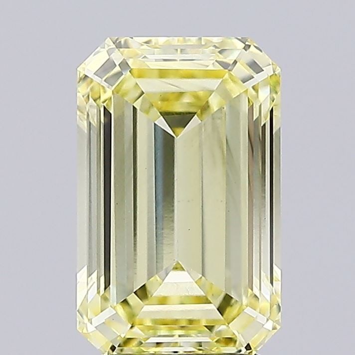 Loose Diamond - EMERALD 2.58ct Fancy Yellow VS1: Loose Diamond - EMERALD 2.58ct Fancy Yellow VS1 Source: This is a real non-mined Diamond that has been grown in a lab Shape: EMERALD Carats: 2.58 Color: Fancy Yellow Certification: IGI Video: