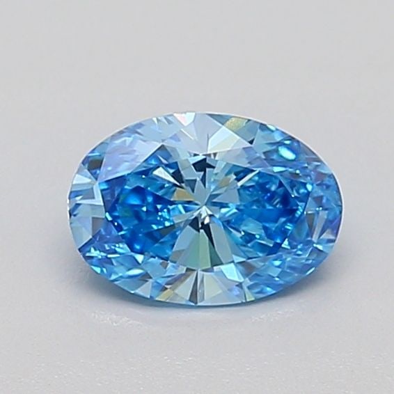 Loose Diamond - OVAL 0.54ct Fancy Vivid Blue VS1: Loose Diamond - OVAL 0.54ct Fancy Vivid Blue VS1 Source: This is a real non-mined Diamond that has been grown in a lab Shape: OVAL Carats: 0.54 Color: Fancy Vivid Blue Certification: IGI Video: