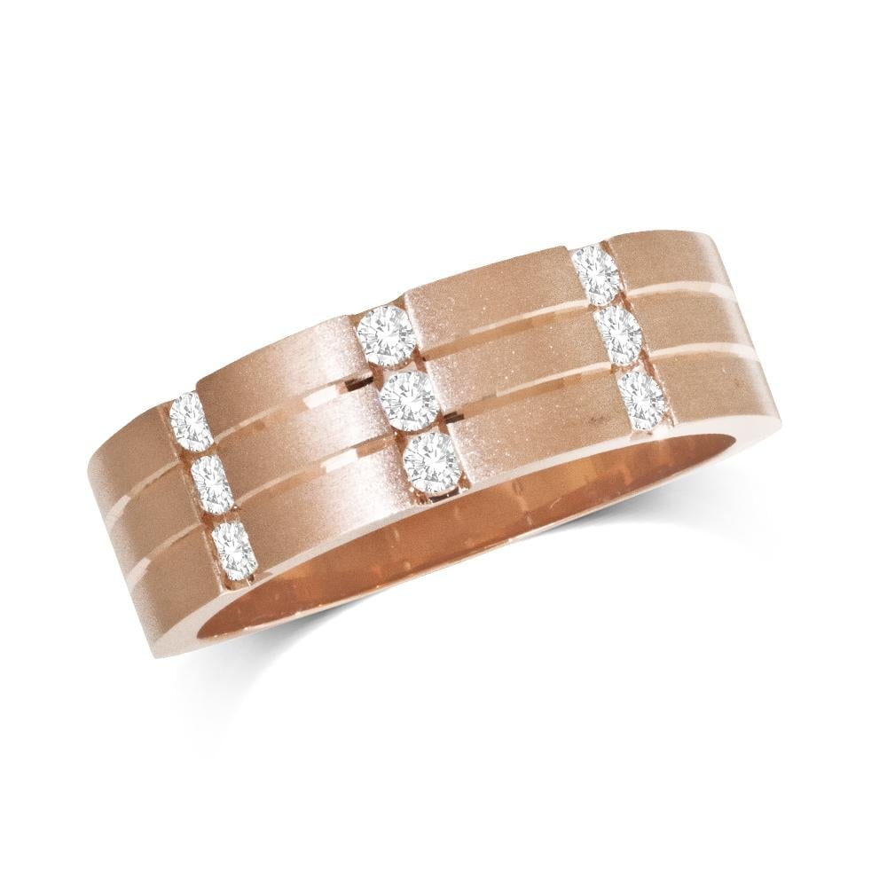 14K White Gold 1/3 Ct.Tw. Diamond Machine Mens Band: 14K White Gold 1/3 Ct.Tw. Diamond Machine Mens Band This Eye-Catching Ring Is Available In 14K White Gold. There Are 9 Machine Band Round Diamonds With A Total Carat Weight Of 1/3 Ct.Tw. Set In A Mach