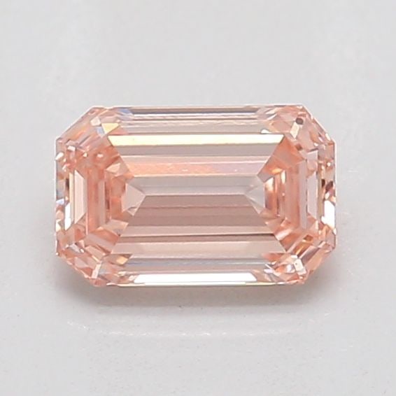 Loose Diamond - EMERALD 0.55ct Fancy Light Orangey Brown VS1: Loose Diamond - EMERALD 0.55ct Fancy Light Orangey Brown VS1 Source: This is a real non-mined Diamond that has been grown in a lab Shape: EMERALD Carats: 0.55 Color: Fancy Light Orangey Brown Certific