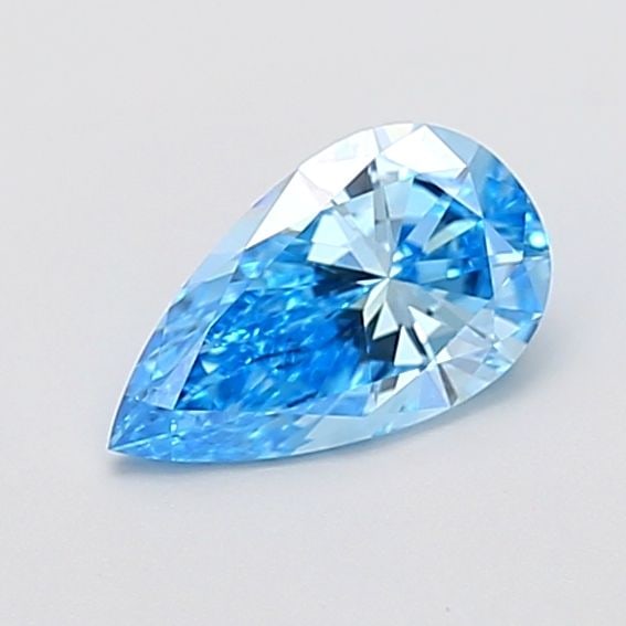Loose Diamond - PEAR 1.0ct Fancy Vivid Blue VS1: Loose Diamond - PEAR 1.0ct Fancy Vivid Blue VS1 Source: This is a real non-mined Diamond that has been grown in a lab Shape: PEAR Carats: 1.0 Color: Fancy Vivid Blue Certification: IGI Video: