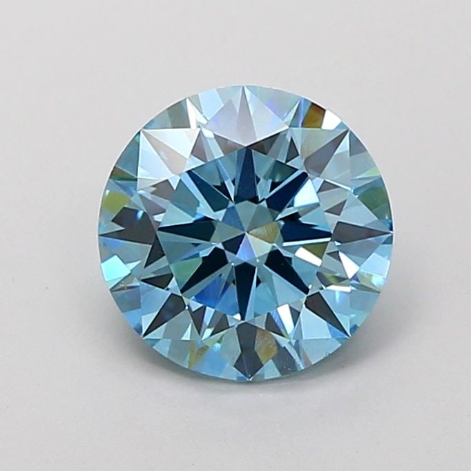 Ideal Loose Diamond - ROUND 2.02ct Fancy Vivid Blue VS1: Ideal Loose Diamond - ROUND 2.02ct Fancy Vivid Blue VS1 Source: This is a real non-mined Diamond that has been grown in a lab Shape: ROUND Carats: 2.02 Color: Fancy Vivid Blue Certification: IGI Video