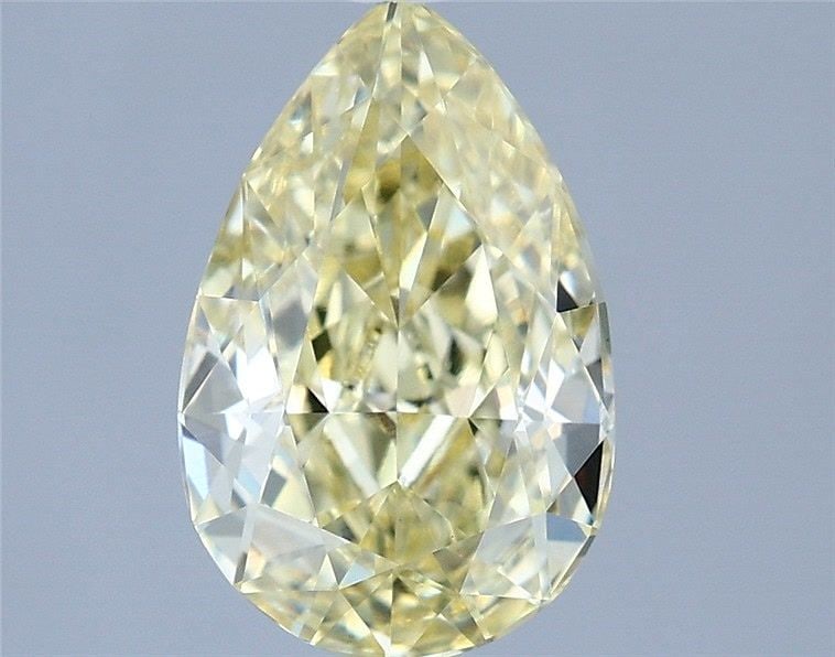 Loose Diamond - PEAR 1.57ct Fancy Yellow VS1: Loose Diamond - PEAR 1.57ct Fancy Yellow VS1 Source: This is a real non-mined Diamond that has been grown in a lab Shape: PEAR Carats: 1.57 Color: Fancy Yellow Certification: IGI Video: