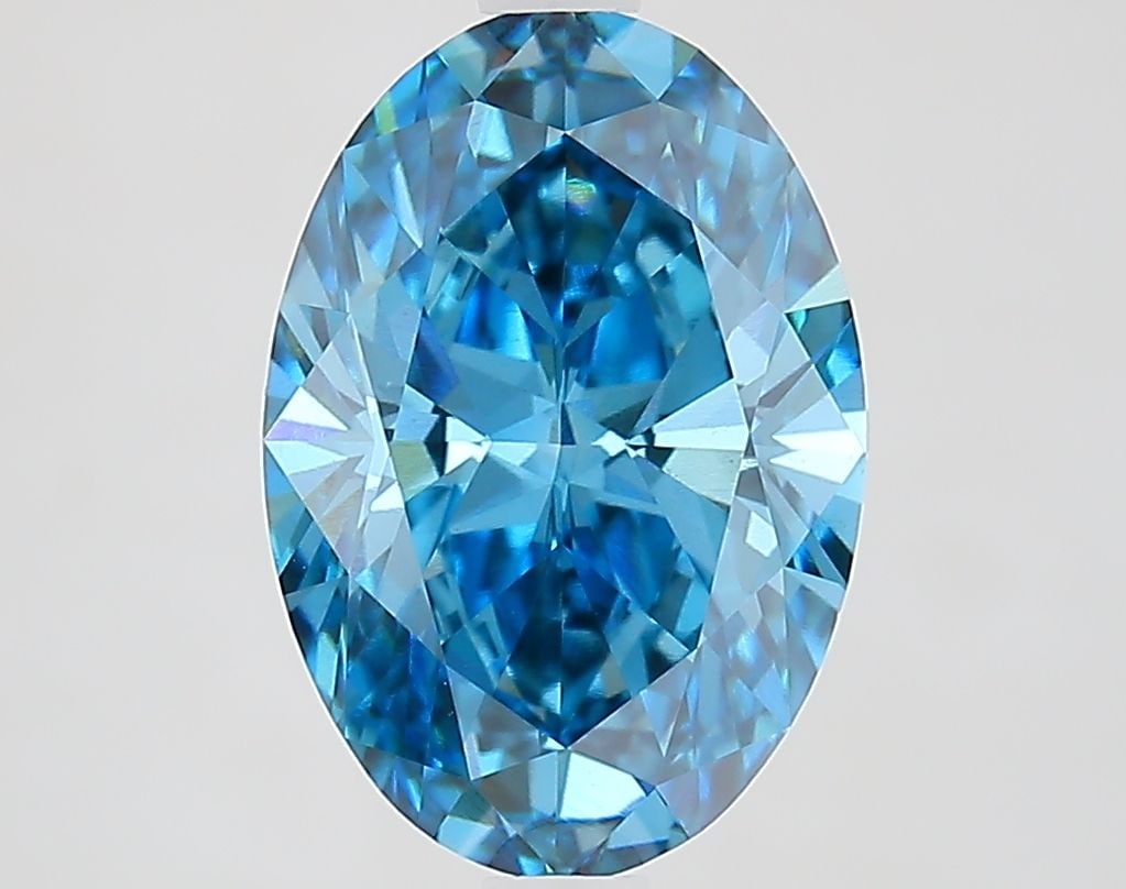 Loose Diamond - OVAL 3.09ct Fancy Vivid Blue VS1: Loose Diamond - OVAL 3.09ct Fancy Vivid Blue VS1 Source: This is a real non-mined Diamond that has been grown in a lab Shape: OVAL Carats: 3.09 Color: Fancy Vivid Blue Certification: IGI Video:
