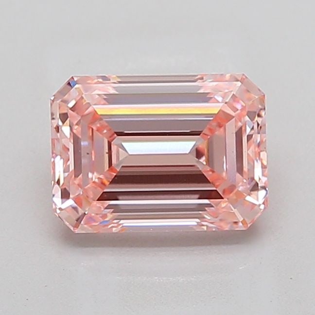 Loose Diamond - EMERALD 2.81ct Fancy Intense Pink VS1: Loose Diamond - EMERALD 2.81ct Fancy Intense Pink VS1 Source: This is a real non-mined Diamond that has been grown in a lab Shape: EMERALD Carats: 2.81 Color: Fancy Intense Pink Certification: IGI Vid
