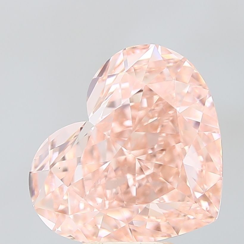 Loose Diamond - HEART 7.6ct Fancy Vivid Pink VS1: Loose Diamond - HEART 7.6ct Fancy Vivid Pink VS1 Source: This is a real non-mined Diamond that has been grown in a lab Shape: HEART Carats: 7.6 Color: Fancy Vivid Pink Certification: IGI Video: