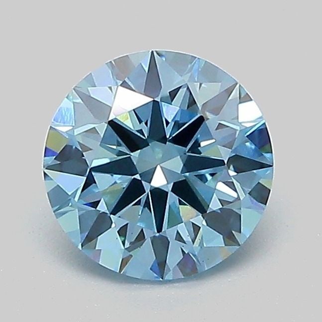 Ideal Loose Diamond - ROUND 1.05ct Fancy Vivid Blue VS1: Ideal Loose Diamond - ROUND 1.05ct Fancy Vivid Blue VS1 Source: This is a real non-mined Diamond that has been grown in a lab Shape: ROUND Carats: 1.05 Color: Fancy Vivid Blue Certification: IGI Video