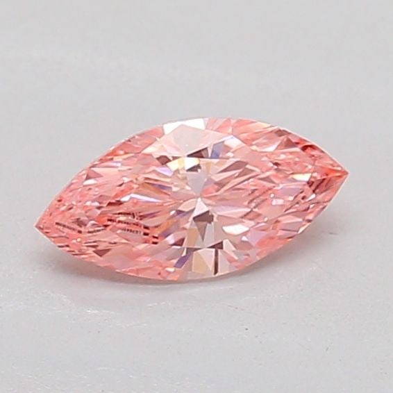 Loose Diamond - MARQUISE 0.25ct Fancy Vivid Pink VS1: Loose Diamond - MARQUISE 0.25ct Fancy Vivid Pink VS1 Source: This is a real non-mined Diamond that has been grown in a lab Shape: MARQUISE Carats: 0.25 Color: Fancy Vivid Pink Certification: IGI The D