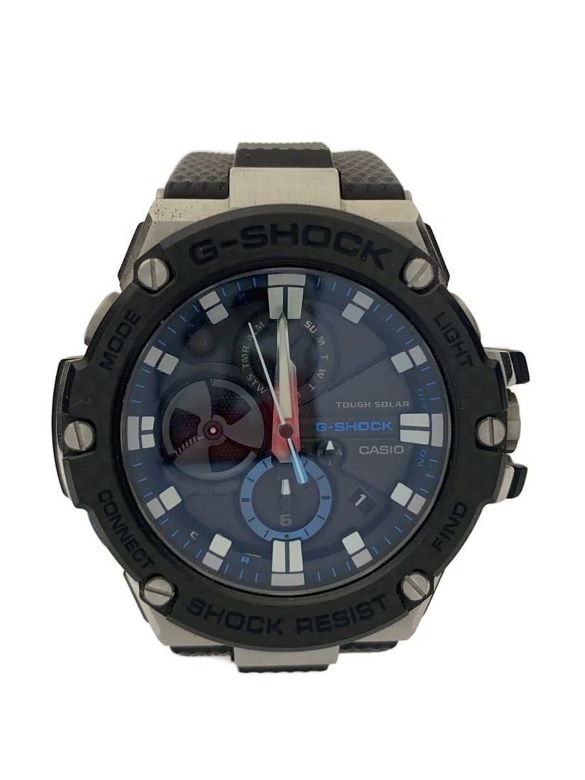 Casio G Shock GST B100XA 1AJF White Rubber Wristwatch: Casio G Shock GST B100XA 1AJF White Rubber Wristwatch This CASIO G-SHOCK GST-B100XA-1AJF men's wristwatch features a durable rubber band and a white case. Made in Japan, the watch is pre-owned with Gr