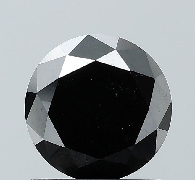 Loose Diamond - ROUND 1.3ct Black VVS2: Loose Diamond - ROUND 1.3ct Black VVS2 Source: Natural Shape: ROUND Carats: 1.3 Color: Black Certification: NONE Video: